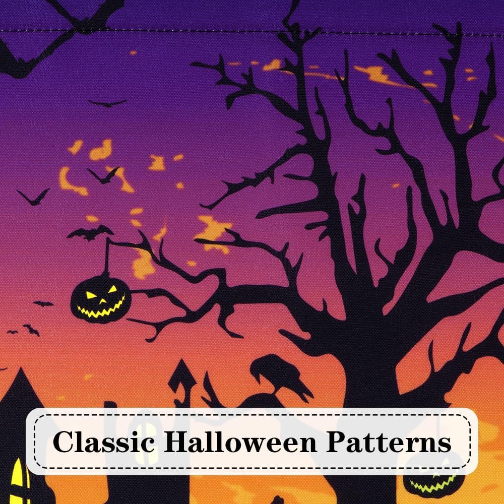 Alishomtll Halloween Kitchen Curtains Valances Scary Themed for Holiday Party Decoration,52 by 18 inches