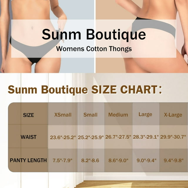 Sunm Boutique Underwear Packs Bikini Cotton Underwear for Women 16-Pack